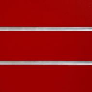 8x4 Red Slatwall Panels