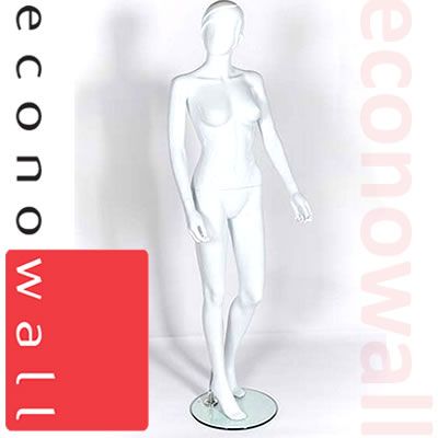Female Shop Display Mannequin With Abstract Style Head - 4
