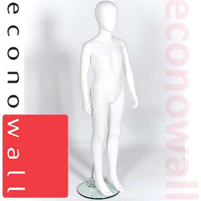 Age 12-13 - Uni Sex Child Shop Display Mannequin With Egg Style Head