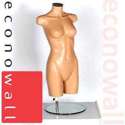 Female Torso Mannequin - No Head No Arms Fleshtone